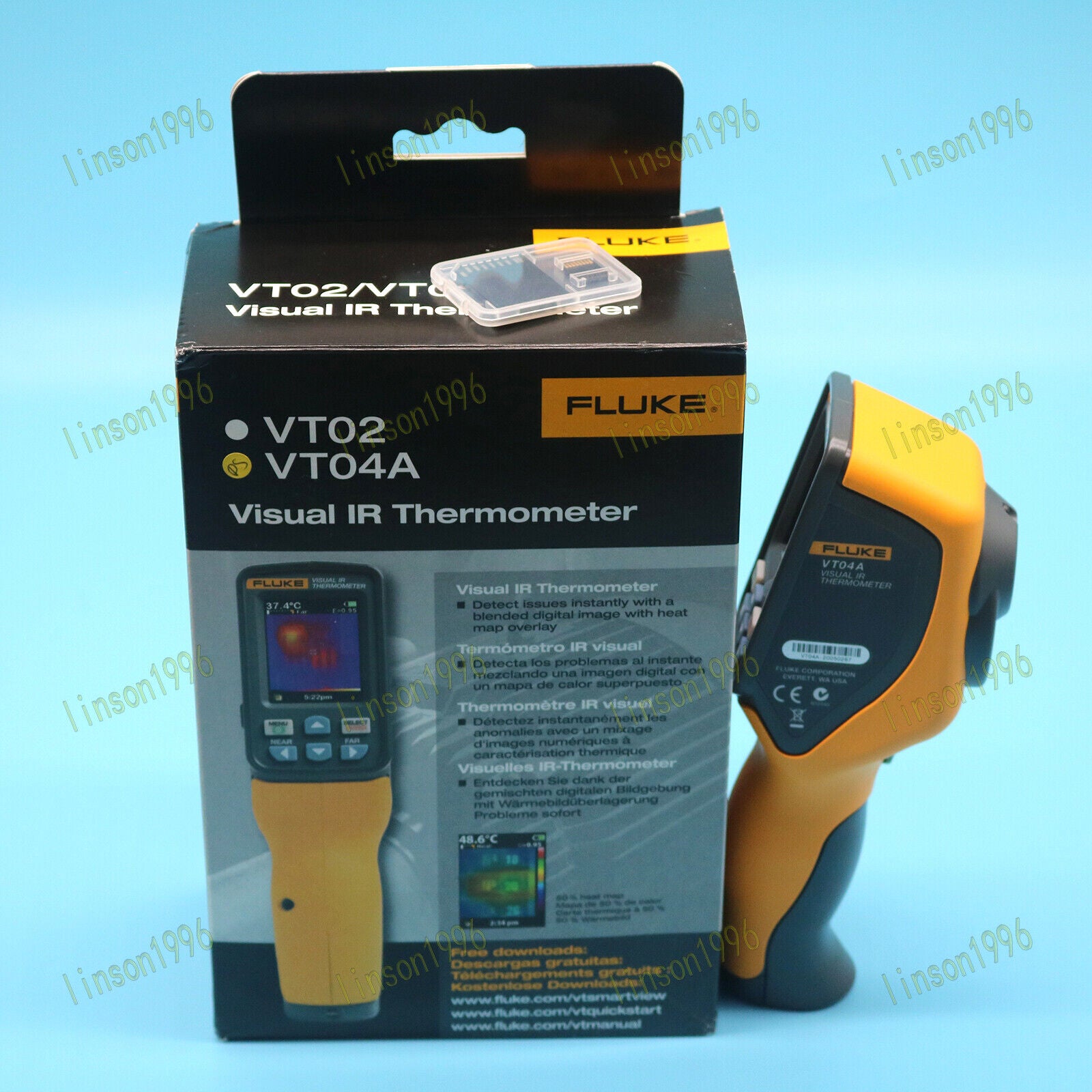 Fluke VT04A Visual IR Thermometer Infrared Thermal Camera Temp Meter - FLUKE