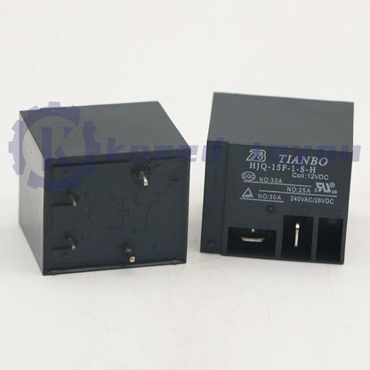 10Pcs 12V HJQ-15F-1-S-H 12VDC TIANBO Relay 4Pins US