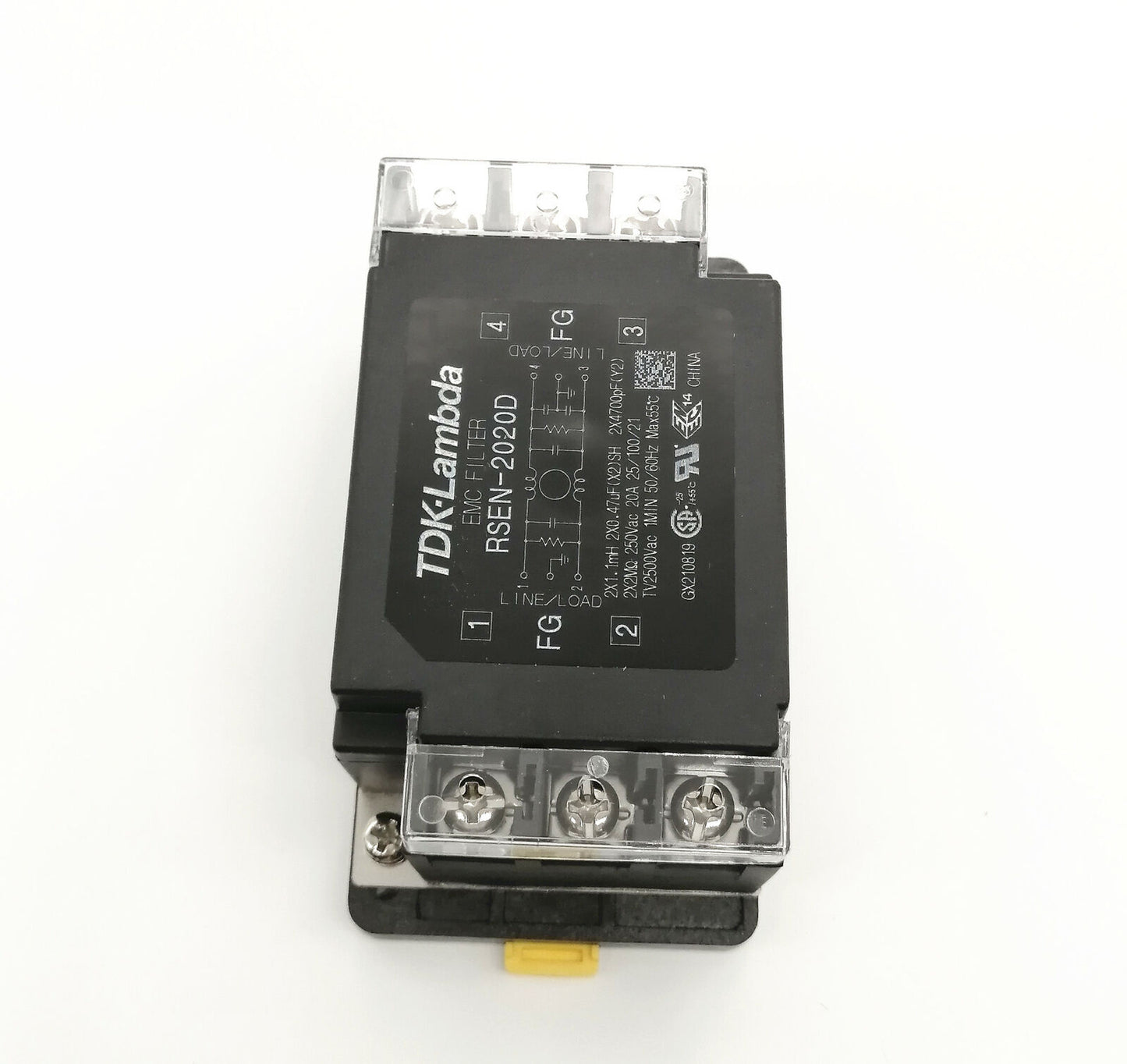 new 1pcs RSEN-2020D TDK-LAMBDA Power Line Filter EMC 20A Terminal Block DIN Rail - TDK-LAMBDA