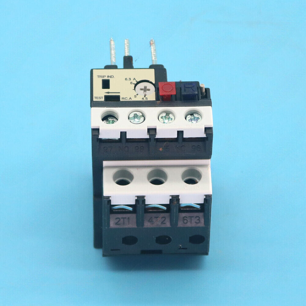 new 1PCS  For TECO RHU-10/6.3K1 4.5-6.3A Thermal overload relay TECO