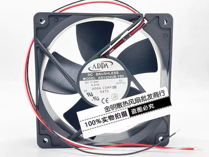 ADDA AD1224UB-Y53 12032 DC 24V 0.37A 12CM 3-Wire Inverter Cooling Fan