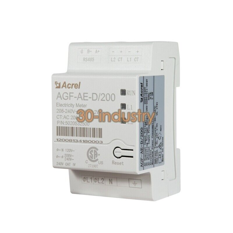 1PCS New Guide Rail Smart Meter AGF-AE-D200 Photovoltaic Inverter - AGF