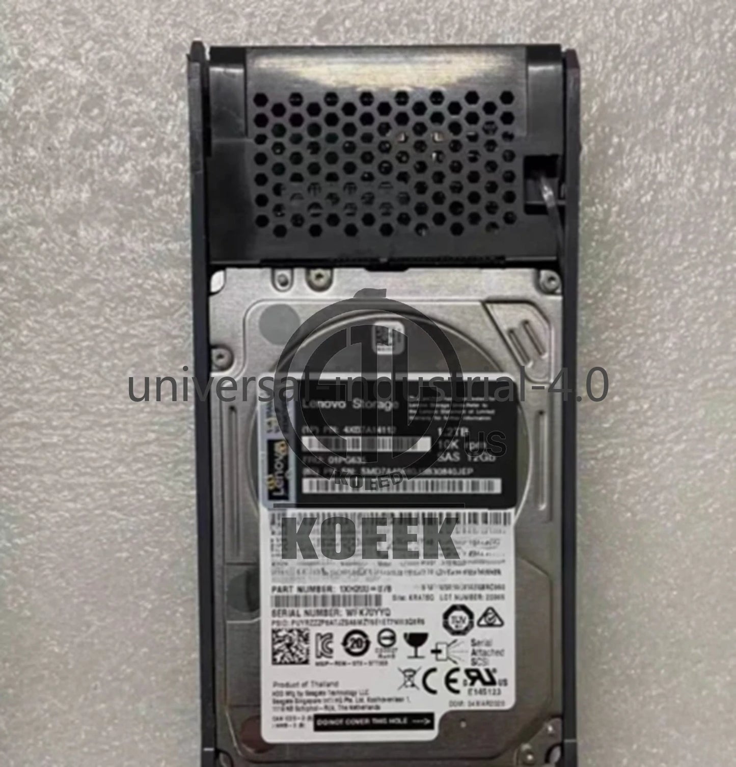4XB7A14112 Lenovo 01PG635 1.2TB 2.5" SAS Hot Swap Internal Hard Drive with Tray