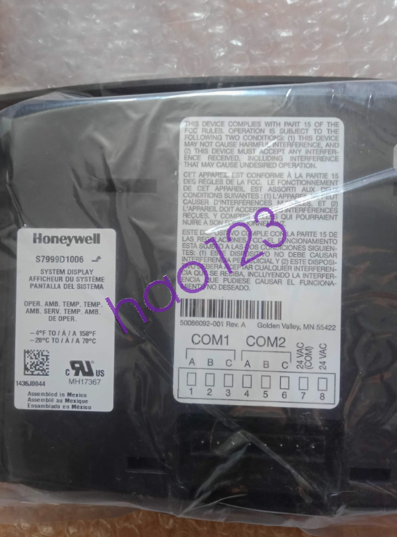 used 1PC Honeywell S7999D1006 SYSTEM DISPLAY touch screen Fully Tested