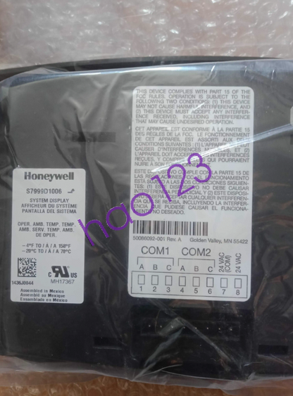 used 1PC Honeywell S7999D1006 SYSTEM DISPLAY touch screen Fully Tested