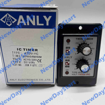 ATDV-YC 6S-60M AC110/220V Industrial Twin Timer - HITACHI