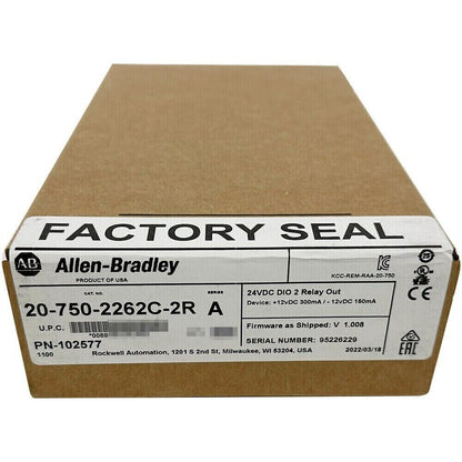 NEW Factory Sealed AB 20-750-2262C-2R 24V DC IO Option Module - XYZ ELECTRONICS