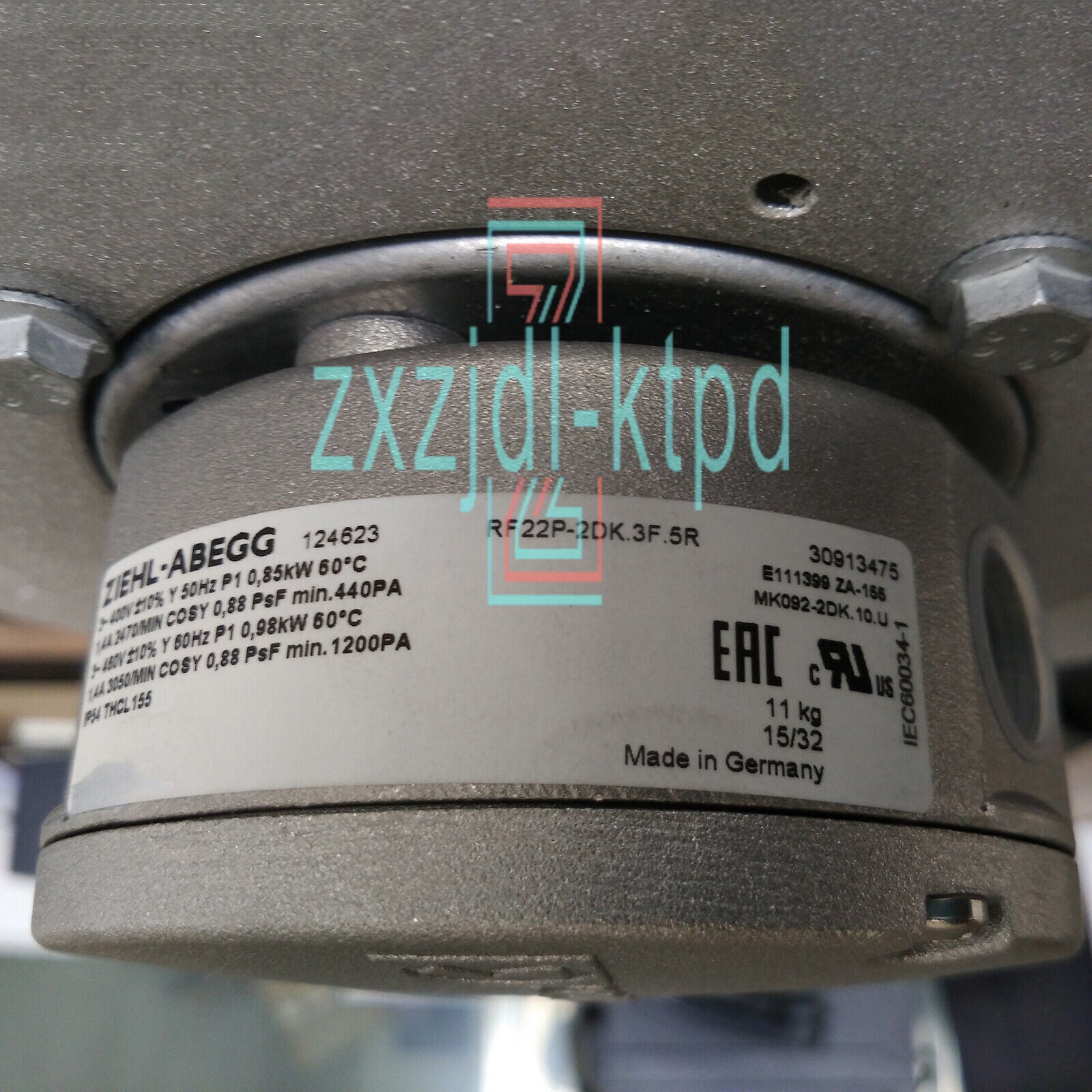 new 1Pc ZIEHL-ABEGG Fan RF22P-2DK.3F.5R - ZIEHL-ABEGG