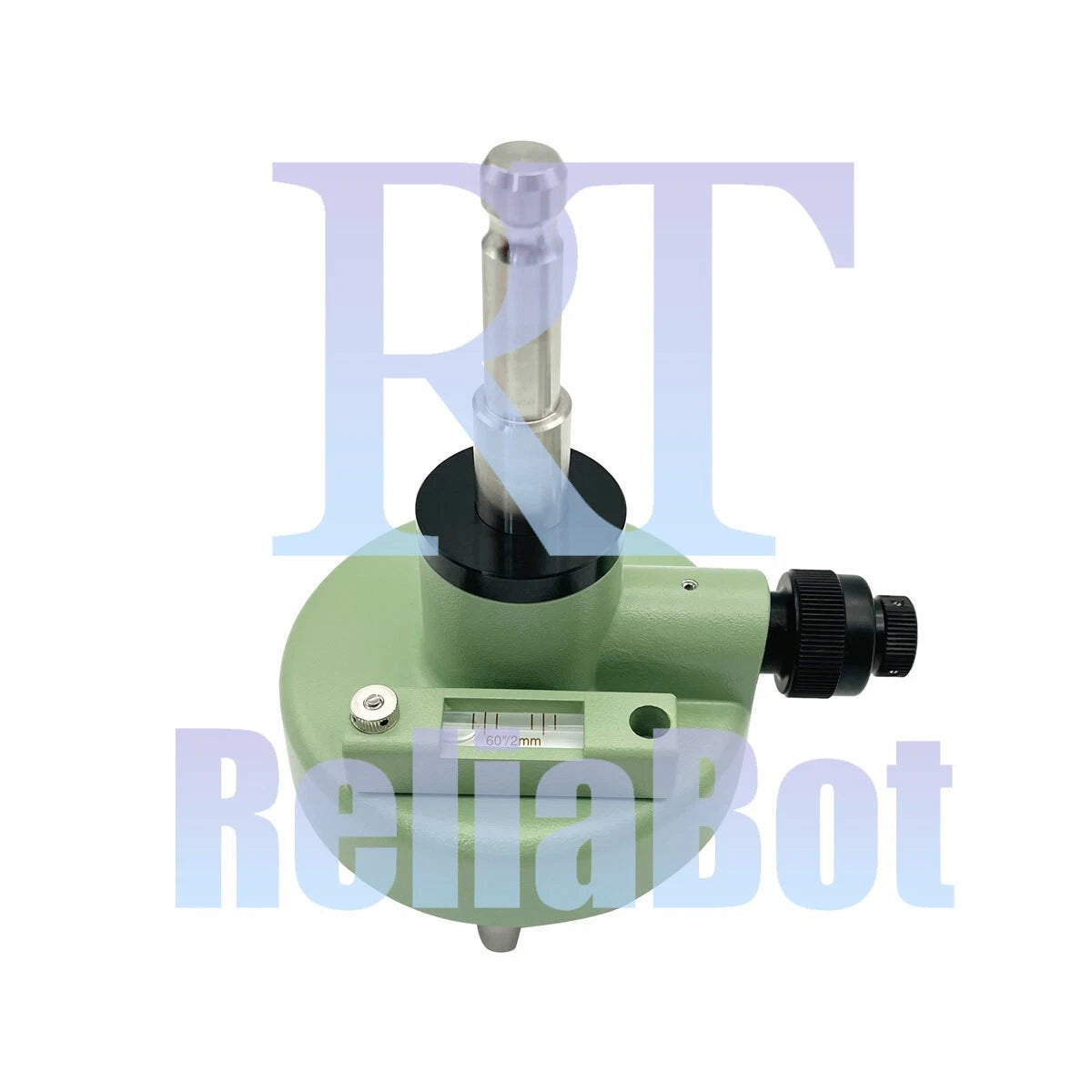 GREEN THREE-JAW METAL TRIBRACH ADAPTER WITH OPTICAL PLUMMET FOR PRISM