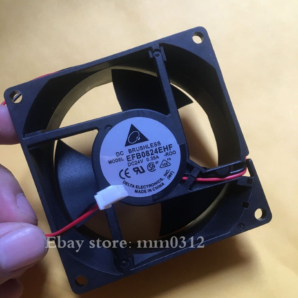DELTA EFB0824EHF 8032 DC24V 0.35A 80*32MM 2-Pin Inverter Cooling Fan