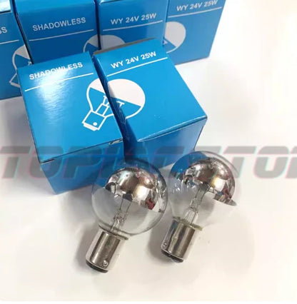 10pcs for 3 Holes Shadowless Lamp WY24V25W BA15D 24V25W 500H Bulb #au