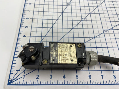 GE General Electrical CR215GFE Limit Switch Body Only - GE CR215GFE Limit Switch Body Only - GE