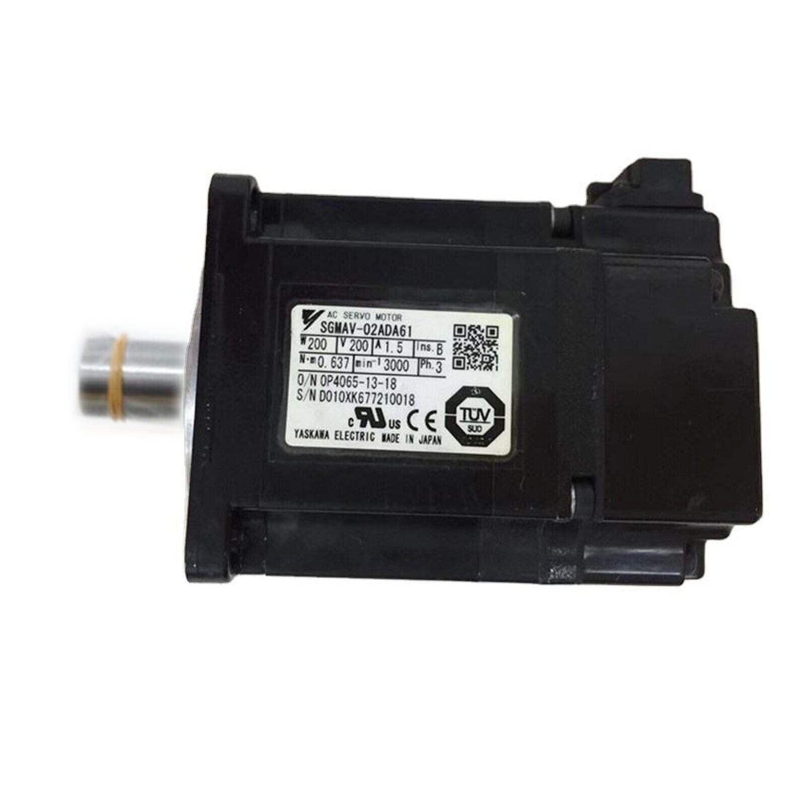 Yaskawa SGMAV-02ADA61 AC SERVO MOTOR - YASKAWA