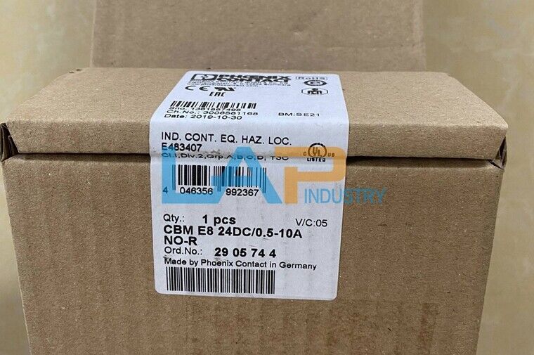 Phoenix Circuit Breaker CBM E8 24DC 0.5-10A NO-R Model - PHOENIX