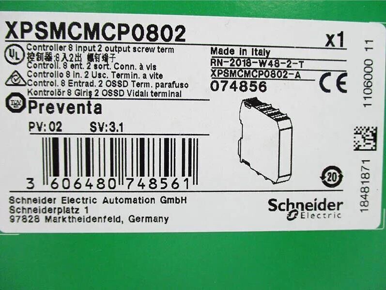 new One Schneider XPSMCMCP0802 Ping - ONE SCHNEIDER