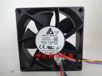1pcs Delta FFB0812XH 8025 12V 2A 8CM fan