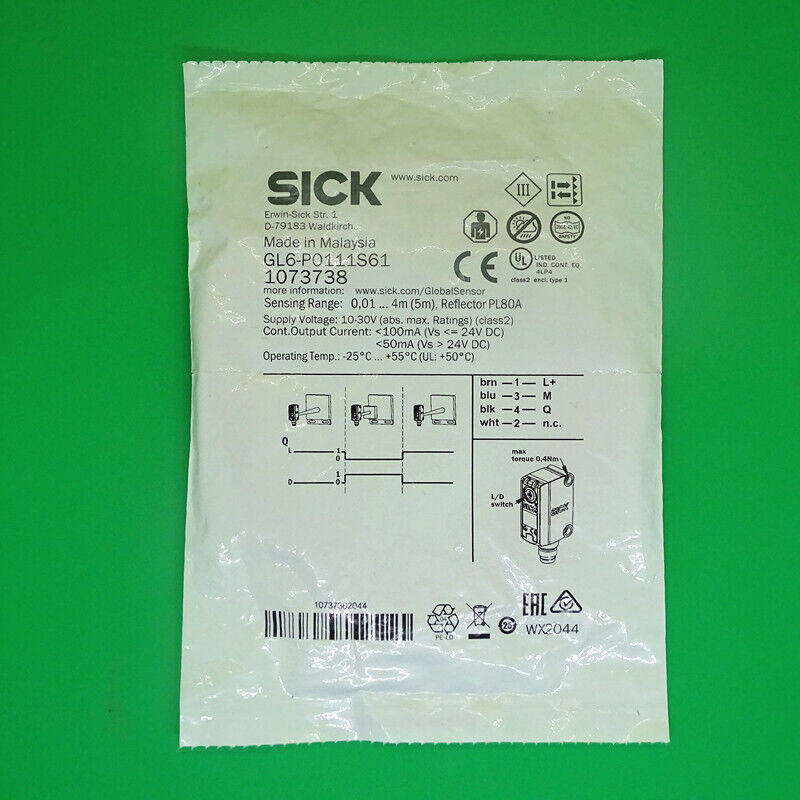 ONE Photoelectric Switch Sensor GL6-P0111S61 Fast - ONE
