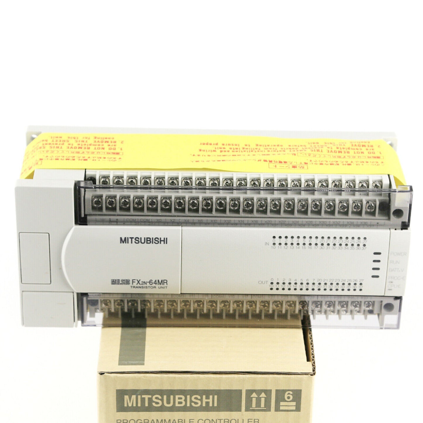Mitsubishi Melsec FX2N-64MR-001 PLC Module | High Precision Control System | 4I/6O Module | 64MB Storage | With Ethernet and Modbus Communication - MITSUBISHI