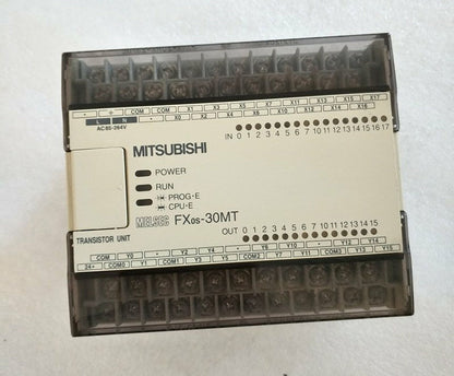 Used Mitsubishi FX0S-30MT PLC in Good Condition - MITSUBISHI