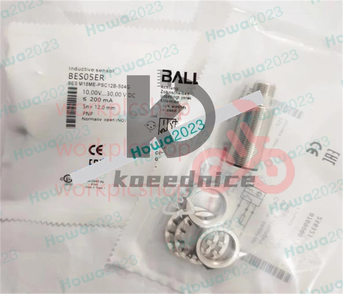 1/piece for Inductive Proximity Switch Sensor BES05ER BES M18ME-PSC12B-S04G