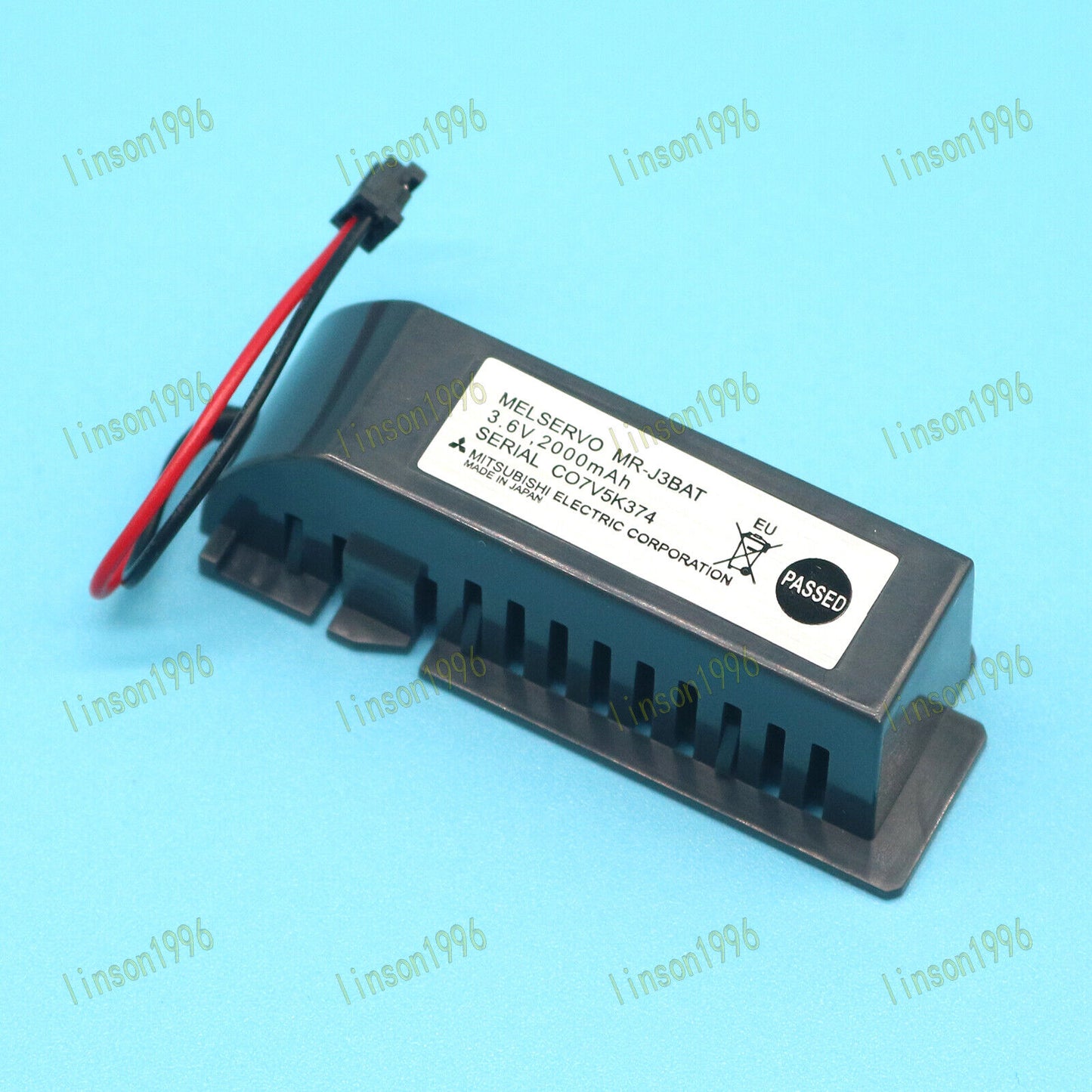 20PC MR-J3BAT 3.6V 2000mAh PLC Battery With Plug - KOEED