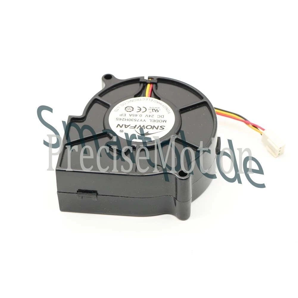 1PCS SNOWFAN Fan YY7530H24S DC24V 0.45A turbofan blower 3-wire cooling fan