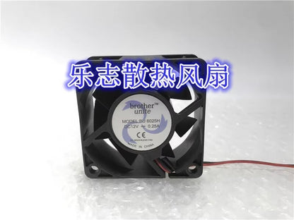 brother unite BU6025H 6025 DC12V 0.25A 6CM 2-wire Inverter Cooling Fan