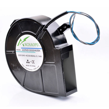 new HD12032HA2BA 12cm 220V/240V oven cabinet all metal centrifugal turbo blower - KOEED