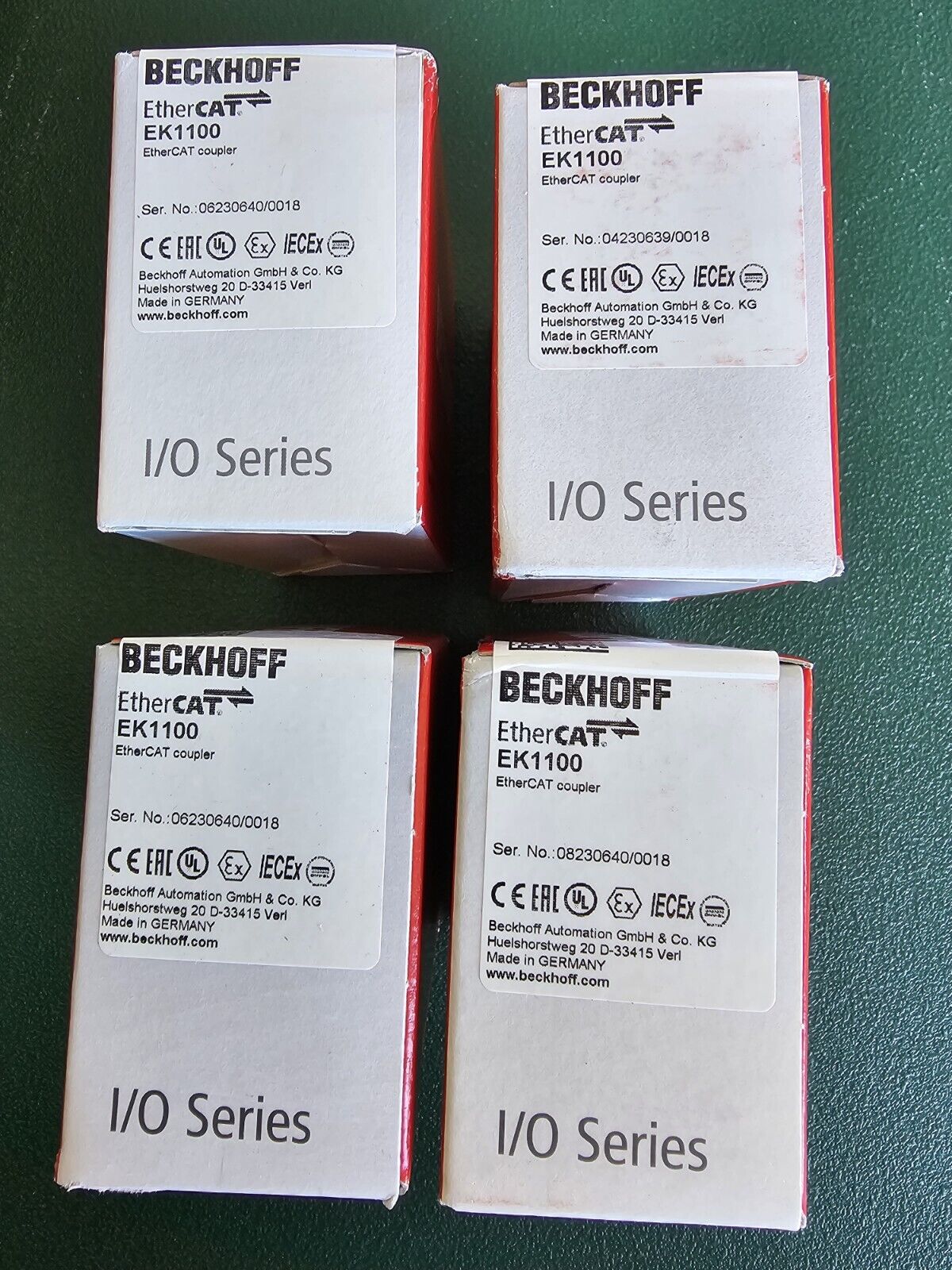 Beckhoff EK1100 Coupler EtherCAT Sealed - BECKHOFF