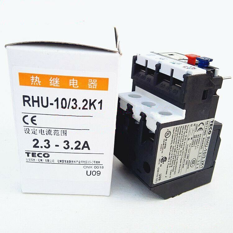 RHU-10/3.2K1 TECO THERMAL OVERLOAD RELAYS - TECO