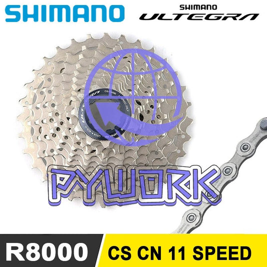 Shimano CS R8000 Cassette CN HG701 Chain 11 Speed Road Bike Bicycle Cassette