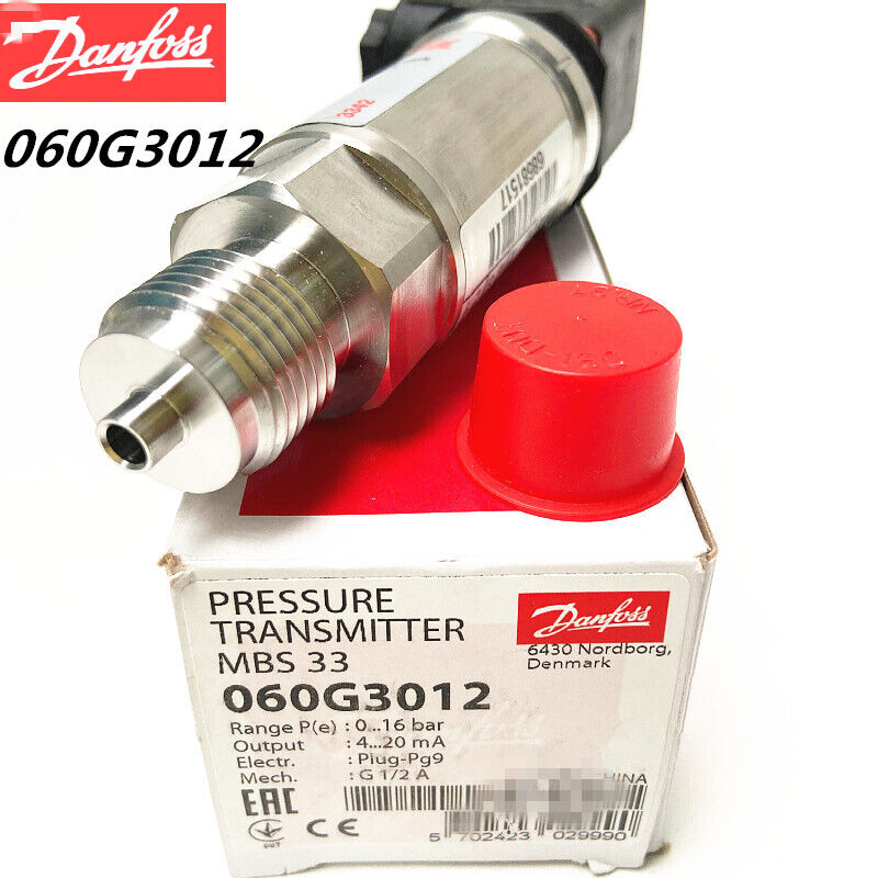 new 1pcs Danfoss MBS33 060G3012 0-16bar Pressure Transmitter Sensor - DANFOSS