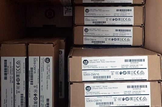 New Factory Sealed AB 5069-OW16 Compact Relay Output Module - NEW FACTORY SEALED
