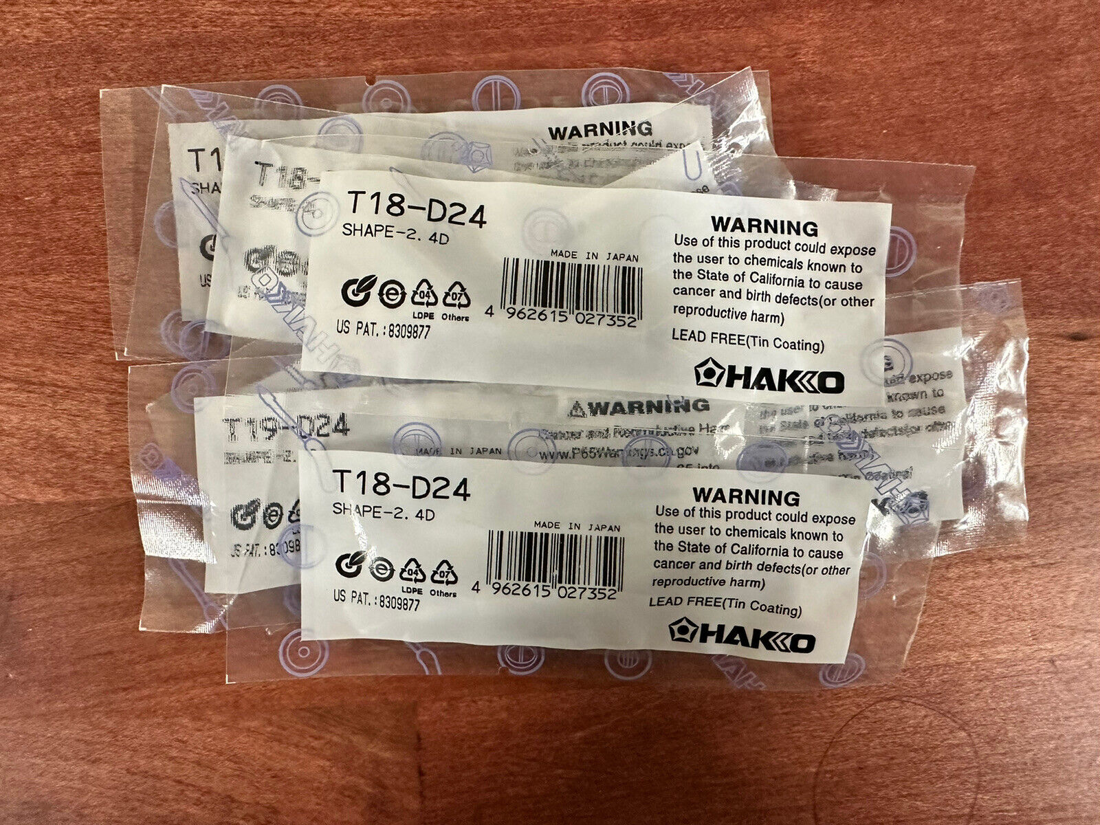 new Hakko T18-D24 Replacement Iron Tip for 936 FX-888 station 900M-T-2.4D - HAKKO