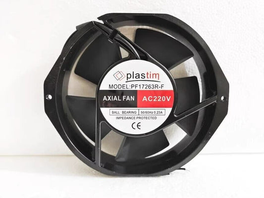 Efficient Cooling Fan for AC220V, 0.23A, 17CM Diameter, Axial Flow Design - PLASTIM