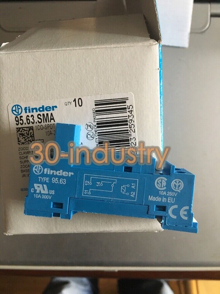 10pcs Pack of Finder 95.63 SMA Relay Rail Base Accessories - FINDER