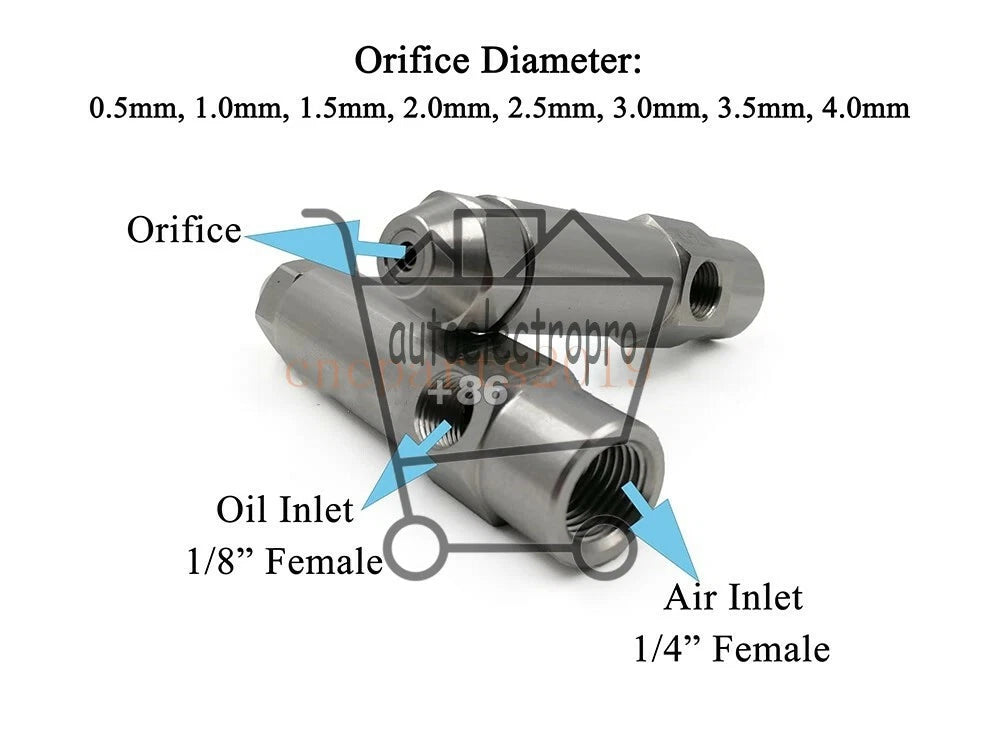 Diesel Heavy Oil Waste Nozzle Oil Alcohol-based Fuel Burner Nozzle 1.0mm 1.5mm~