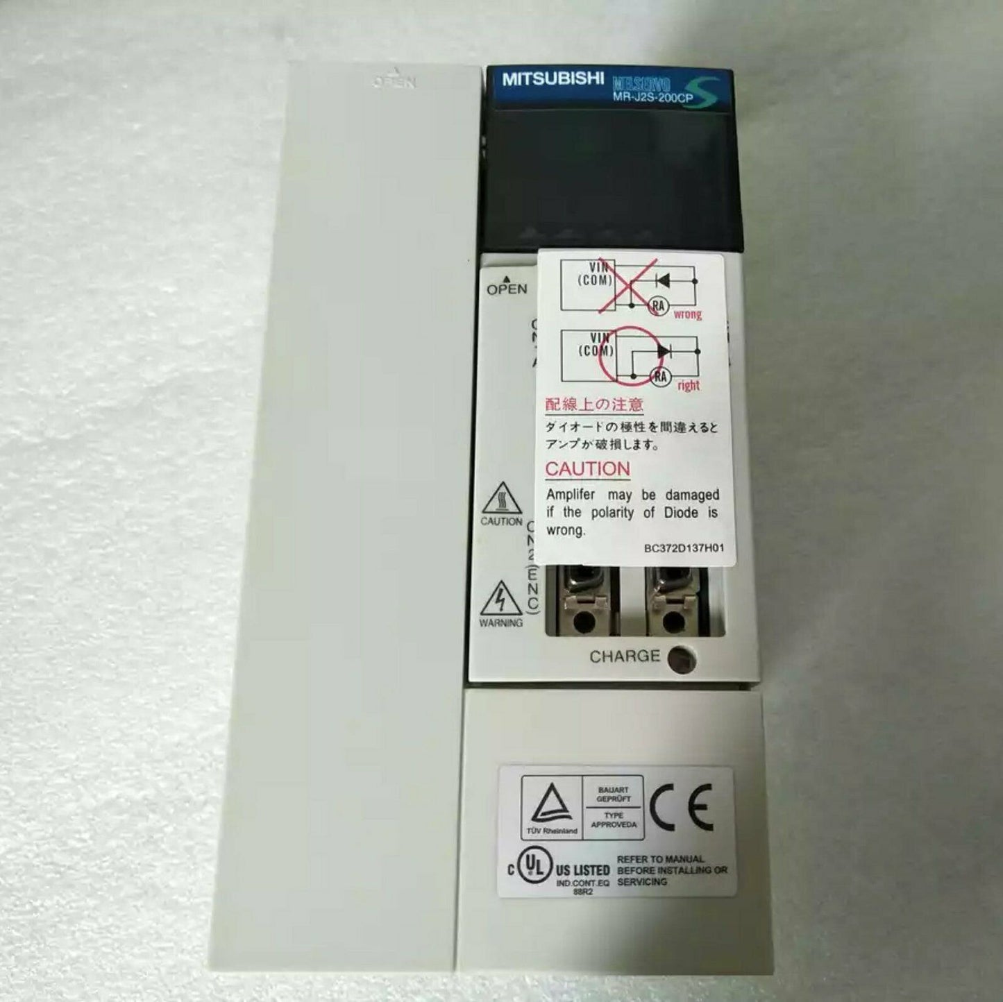used Mitsubishi PLC Servo Drives MR-J2S-200CP - MITSUBISHI