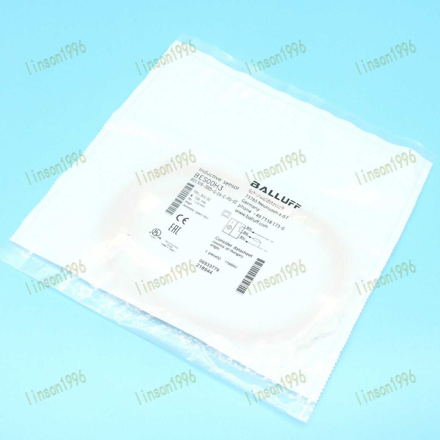 1PC BALLUFF Proximity Switch BES 516-3005-G-E4-C-PU-02 - BALLUFF