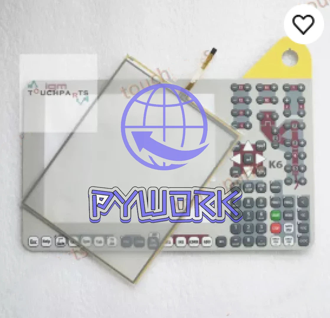Membrane Keypad & Touch Glass for IGM Welding Robot Teach Pendant K6W K6