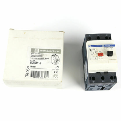 Schneider Motor Electric GV3ME14 6-10A 3-Phase 400V AC 10A Breaker - SCHNEIDER MOTOR ELECTRIC