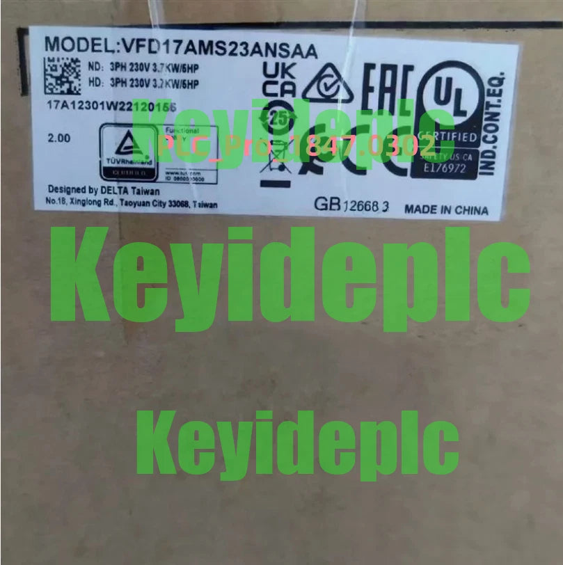 1PCS DELTA VFD17AMS23ANSAA Frequency Converter Fast delivery #k