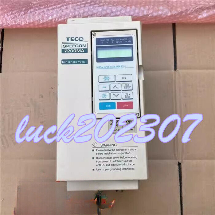 used 1PC TECO Inverter 7200MA series JNTMBGBB7R50AZS02 5.5KW - TECO
