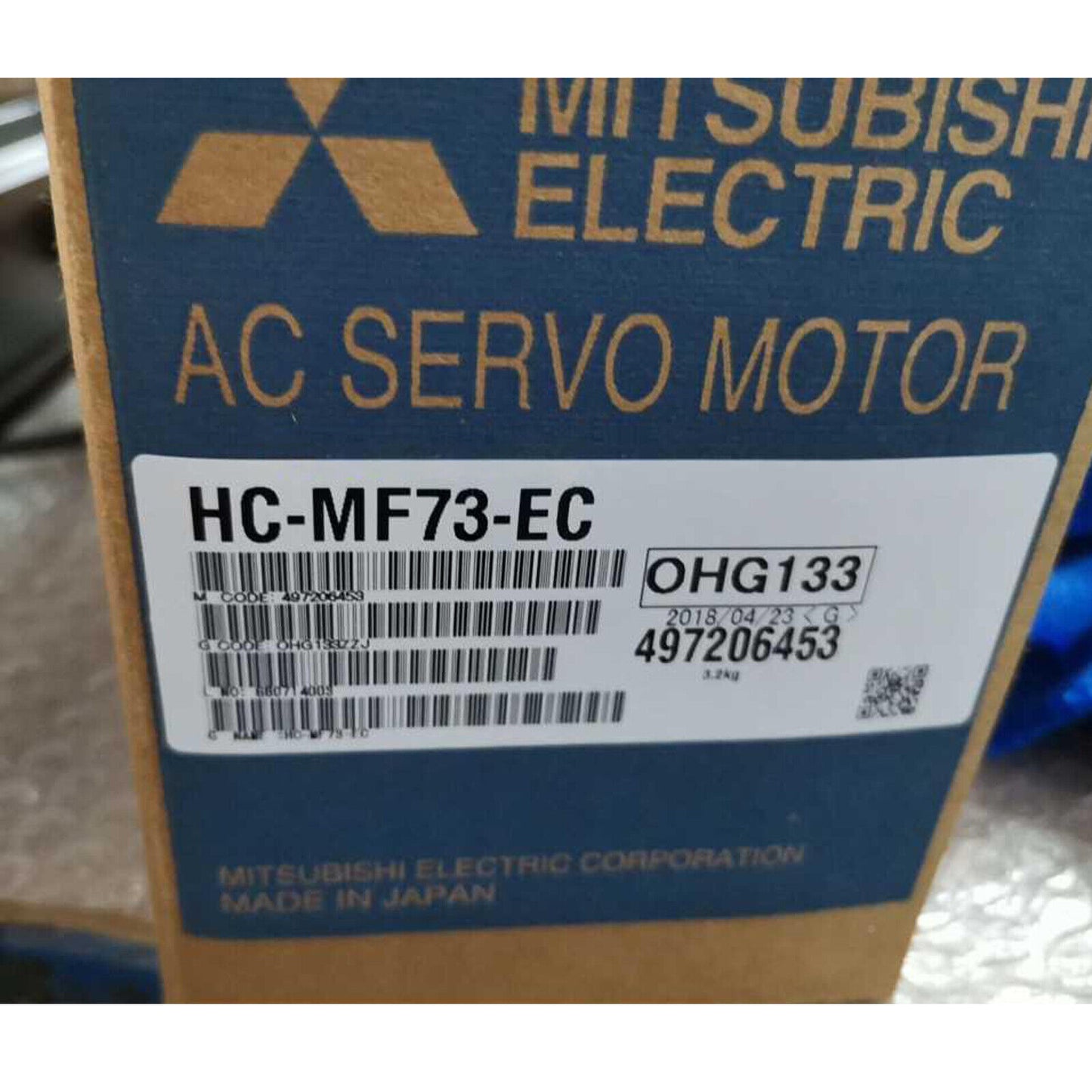 Mitsubishi Servo Motor HC-MF73-EC - MITSUBISHI