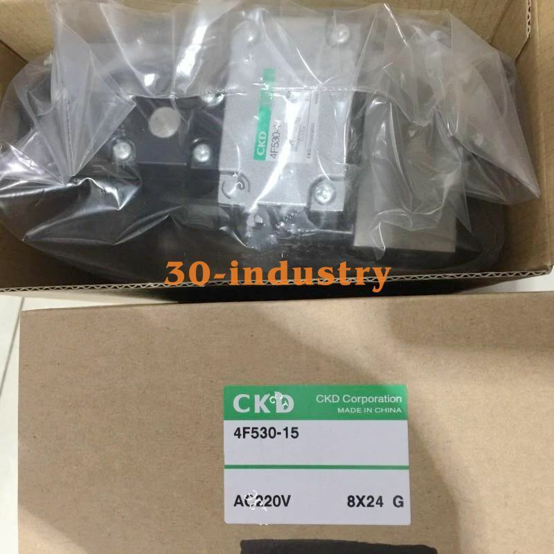 CKD 4F520-15-AC220V Solenoid Valve - New 1 Piece - CKD