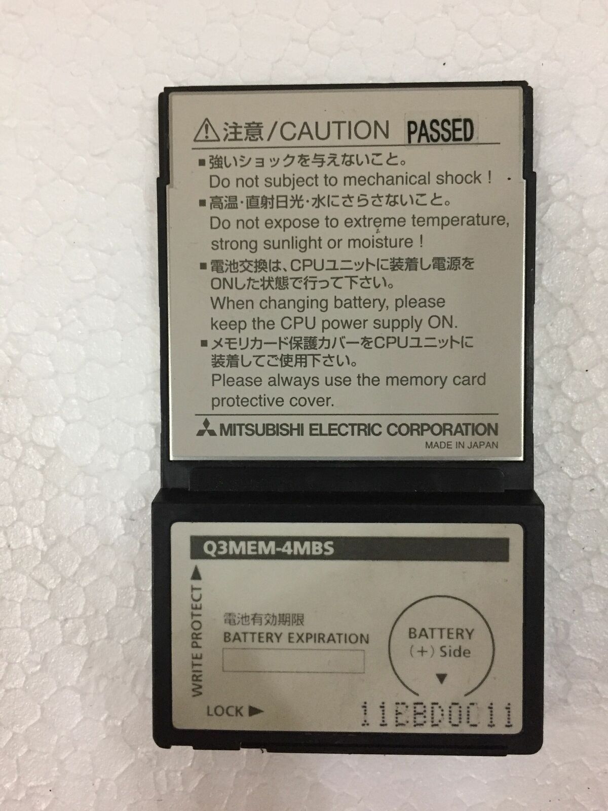 used Mitsubishi Q3MEM4MBS In Good Condition - MITSUBISHI