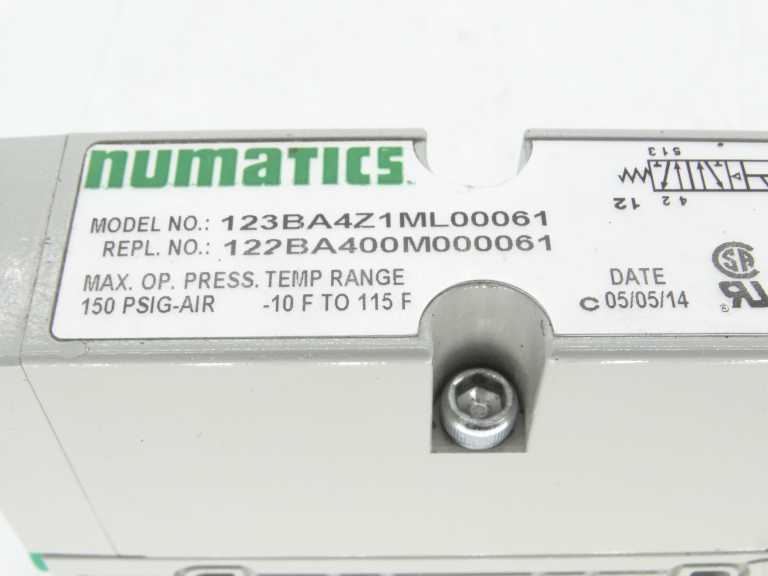 ASCO 123BA4Z1ML VALVE - ASCO