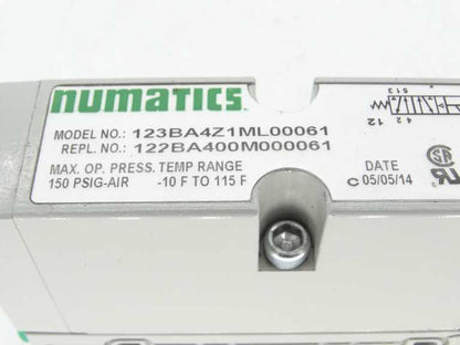 ASCO 123BA4Z1ML VALVE - ASCO
