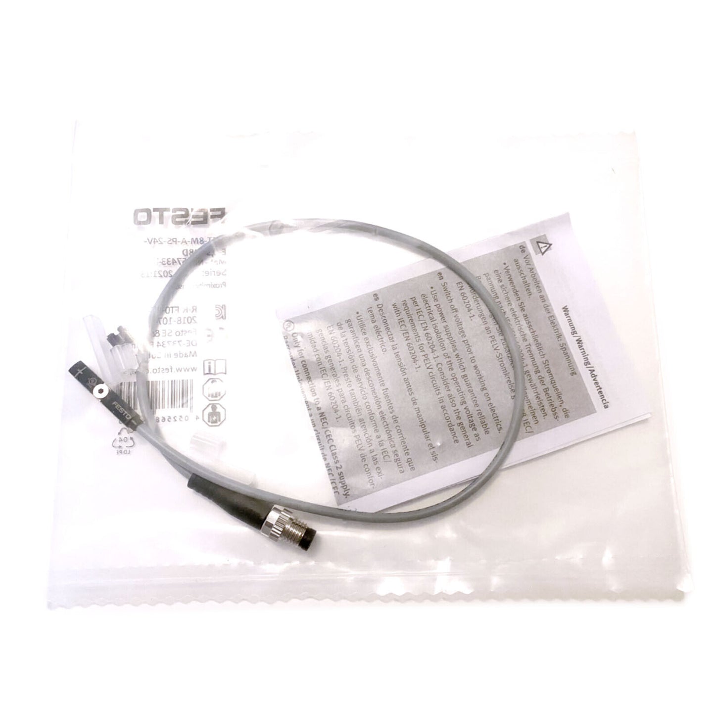 new FESTO SMT-8M-A-PS-24V-E-0,3-M8D 574334 Proximity Sensor - FESTO