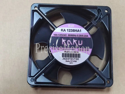 1 pcs KAKU 12CM KA1238HA1 110V aluminum frame AC cooling fan